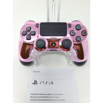 Pink Chrome Custom PS4 Playstation 4 Wireless Controller