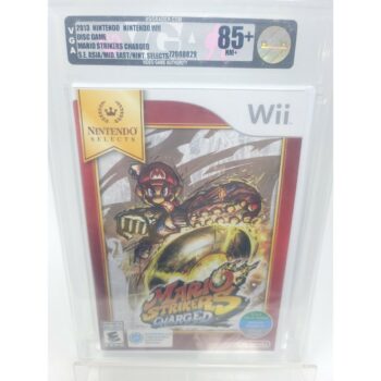 Mario Strikers Charged Nintendo Wii VGA 85+ Gold Label Graded New Factory Sealed UAE