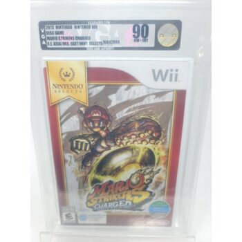 Mario Strikers Charged Nintendo Wii VGA 90 Gold Label Graded New Factory Sealed UAE