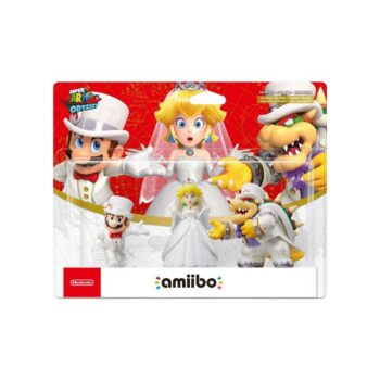 Super Mario Odyssey Mario, Peach, & Bowser Amiibo 3-Pack (Super Mario Odyssey Series)