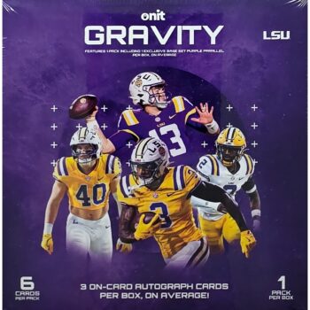 2025 Onit Gravity LSU Tigers College Football Breaker Box
