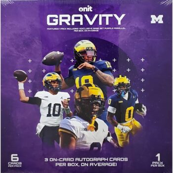 2025 Onit Gravity Michigan Wolverines College Football Breaker Box