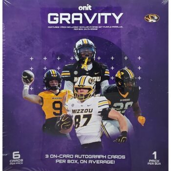 2025 Onit Gravity Missouri Tigers College Football Breaker Box